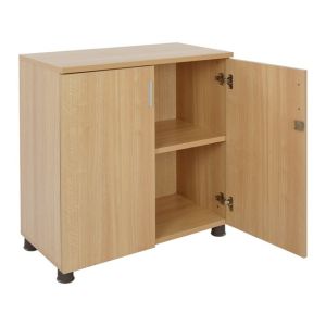 Office cabinet in beech 80x40x82cm Hm2053,11