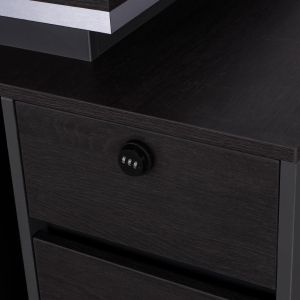 Office cabinet with right cabinet Rosewood 160x80x76cm Hm2087r