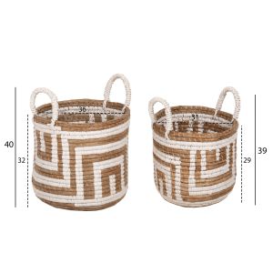 Panery set 2 pcs Hm7846,01 D36x32-40hcm