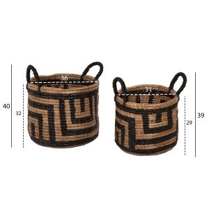 Panery set 2 pcs Hm7846,02 D36x32-40hcm