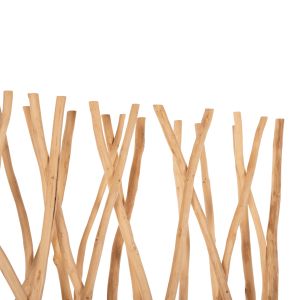 Naturally room divider - made of natural teak wood Hm9521 120χ20χ180hcm