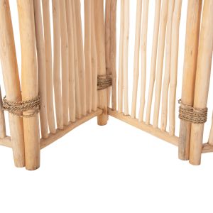 Zendor Hm4320 5-element teak wood screen 216-275x180hcm