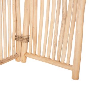 Zendor Hm4320 5-element teak wood screen 216-275x180hcm