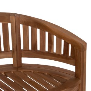 Bench Capo Hm9539 made of solid teak wood in natural color 149x59x86hcm
