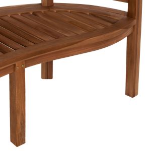 Bench Capo Hm9539 made of solid teak wood in natural color 149x59x86hcm