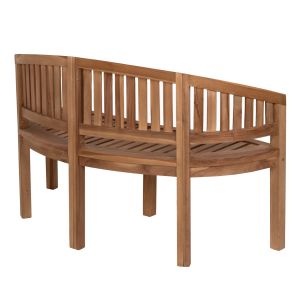 Bench Capo Hm9539 made of solid teak wood in natural color 149x59x86hcm
