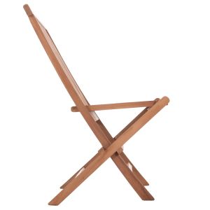 Kendall Hm18128 folding bench, made of teak wood in natural color, 100x47x89cm.