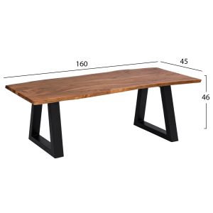 Bench Montana Slim Hm8168,11 solid acacia, 160χ45χ46