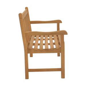 Bench Nat teak in natural color 120x57x96cm