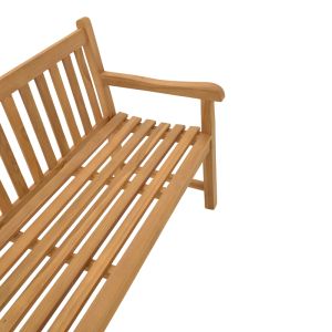 Bench Nat teak in natural color 120x57x96cm