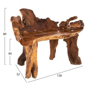 Bench Naturally solid teak wood Hm9398