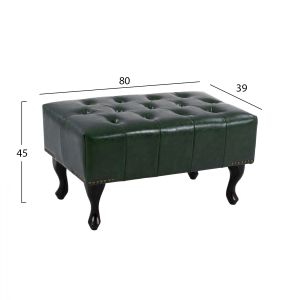 Bench T, Chesterfield Emma 80x45x39xhm226.08
