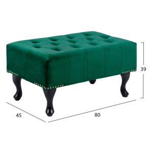Bench T,chesterfield Emma Hm226,03 80x45x40cm