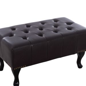 Bench T,chesterfield Emma dark brown Hm226,01