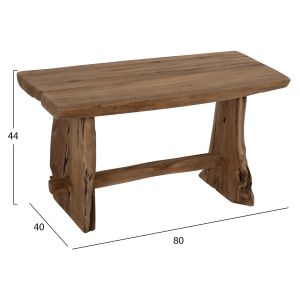 Solid teak bench Hm9347