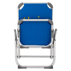 Beach chair Hm5053,01 blue aluminum 56x70x66cm