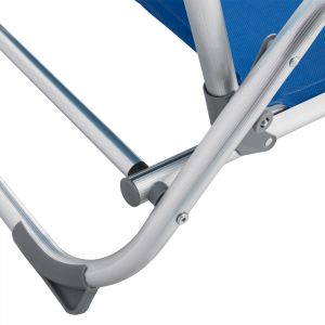 Beach chair Hm5053,01 blue aluminum 56x70x66cm