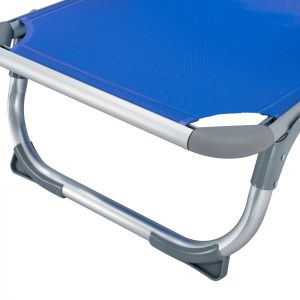 Beach chair Hm5053,01 blue aluminum 56x70x66cm