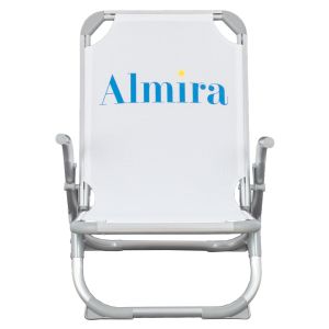 Beach chair Hm5053,03 white aluminum 56x70x66cm