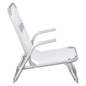 Beach chair Hm5053,03 white aluminum 56x70x66cm