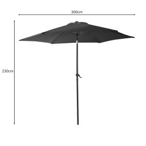 Beach umbrella Frow D3m