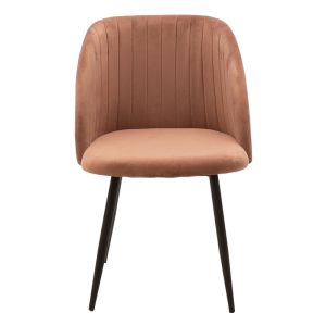Plush chair Leah Oasis color ash rose