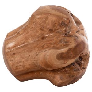 Floor decoration Clemor (m) Hm18301 sphere made of solid teak wood - natural color φ40 cm.