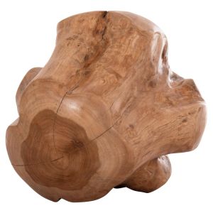 Floor decoration Clemor (m) Hm18301 sphere made of solid teak wood - natural color φ40 cm.