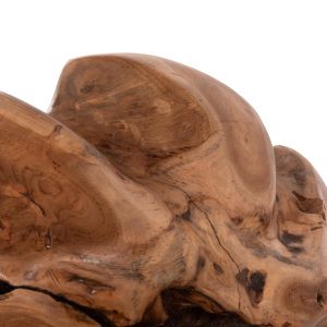 Floor decoration Clemor (m) Hm18301 sphere made of solid teak wood - natural color φ40 cm.