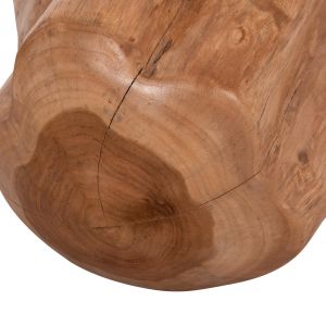 Floor decoration Clemor (m) Hm18301 sphere made of solid teak wood - natural color φ40 cm.
