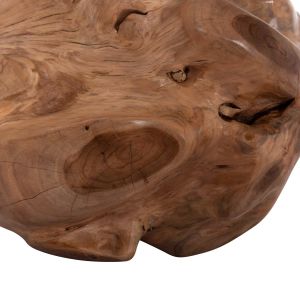 Floor decoration Clemor (s) Hm18300 sphere, made of solid teak wood - natural color φ30 cm.