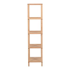 ПОДОВА ЕТАЖЕРКА ZENDIA ОТ ЕЛА В ЕСТЕСТВЕН ЦВЯТ 35X30X130СМ