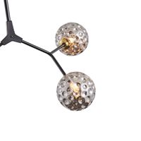 Полилей 3lights 3χg9 Max15w 560χ900mm черно-сиво Arte Illumina Atom