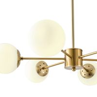 Полилей 6xε27 Max15w 720x730mm бяла мед Arte Illumina Puff