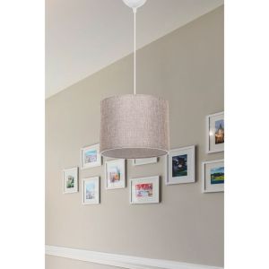Полилей E27 цвят бял/бежов D22x60cm