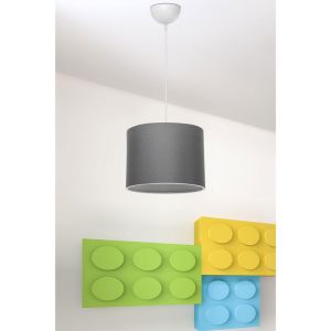 Полилей E27 цвят бял/сив D22x60cm