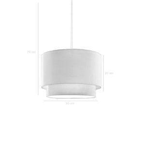 Полилей Fersa в цвят крем D30x20cm