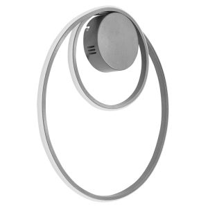 Полилей Hipo Led 3000k в сребрист цвят D44x7cm
