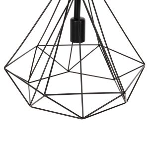 Chandelier Hm4064 with black metal shade 32x37x128hcm