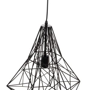 Chandelier Hm4068 with black metal shade 40x35x130hcm