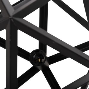 Chandelier Hm4073 black metal 30x30x35hcm