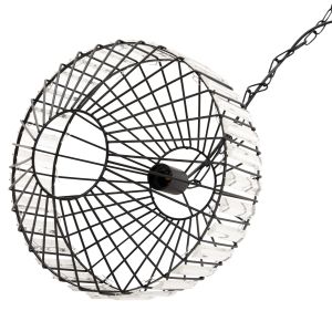 Chandelier Hm4092 with black metal shade D33.5x29-127.5hcm