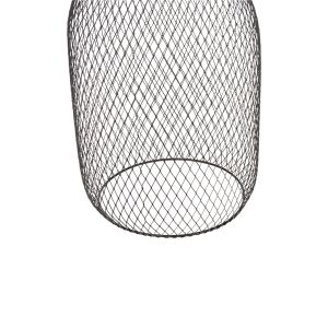 Chandelier Hm4105 black metal with mesh shade D20x145hcm