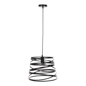 Chandelier Hm4129 with black metal shade 22-33x130hcm