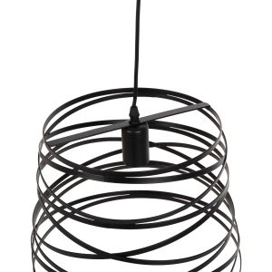 Chandelier Hm4129 with black metal shade 22-33x130hcm