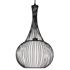Полилей Hm4132 черен метален D30x50hcm