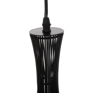 Полилей Hm4132 черен метален D30x50hcm