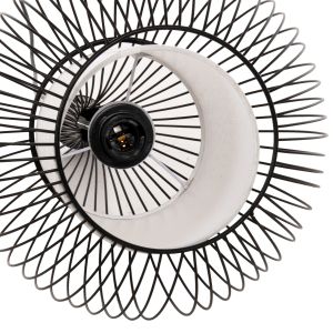 Полилей Hm4132 черен метален D30x50hcm
