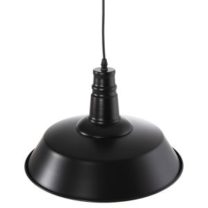Chandelier Hm4136 with black metal shade D35x112hcm