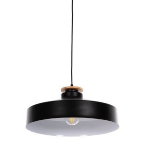 Chandelier Hm4159.01 with black metal shade D40x116hcm